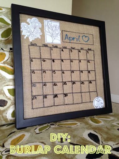 burlapcalendardiy