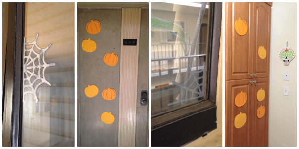 halloween decorations collage