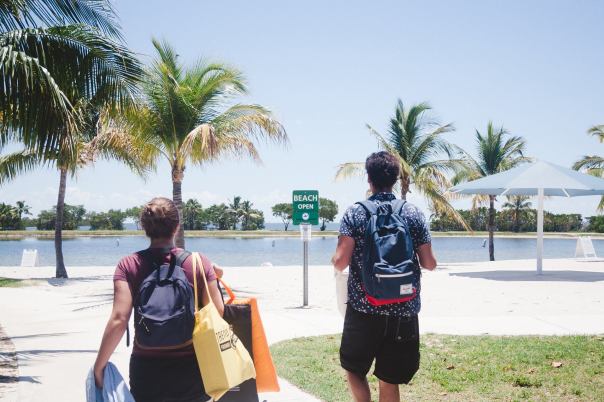 Bayfront Beach in Homestead, Florida