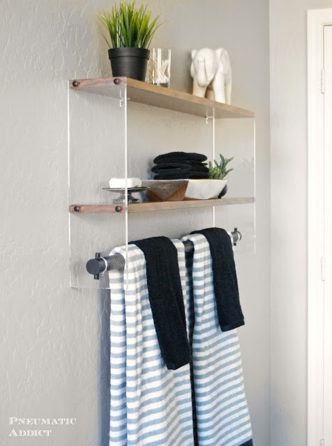 bathroom shelves
