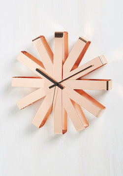 Copper Wall Clock