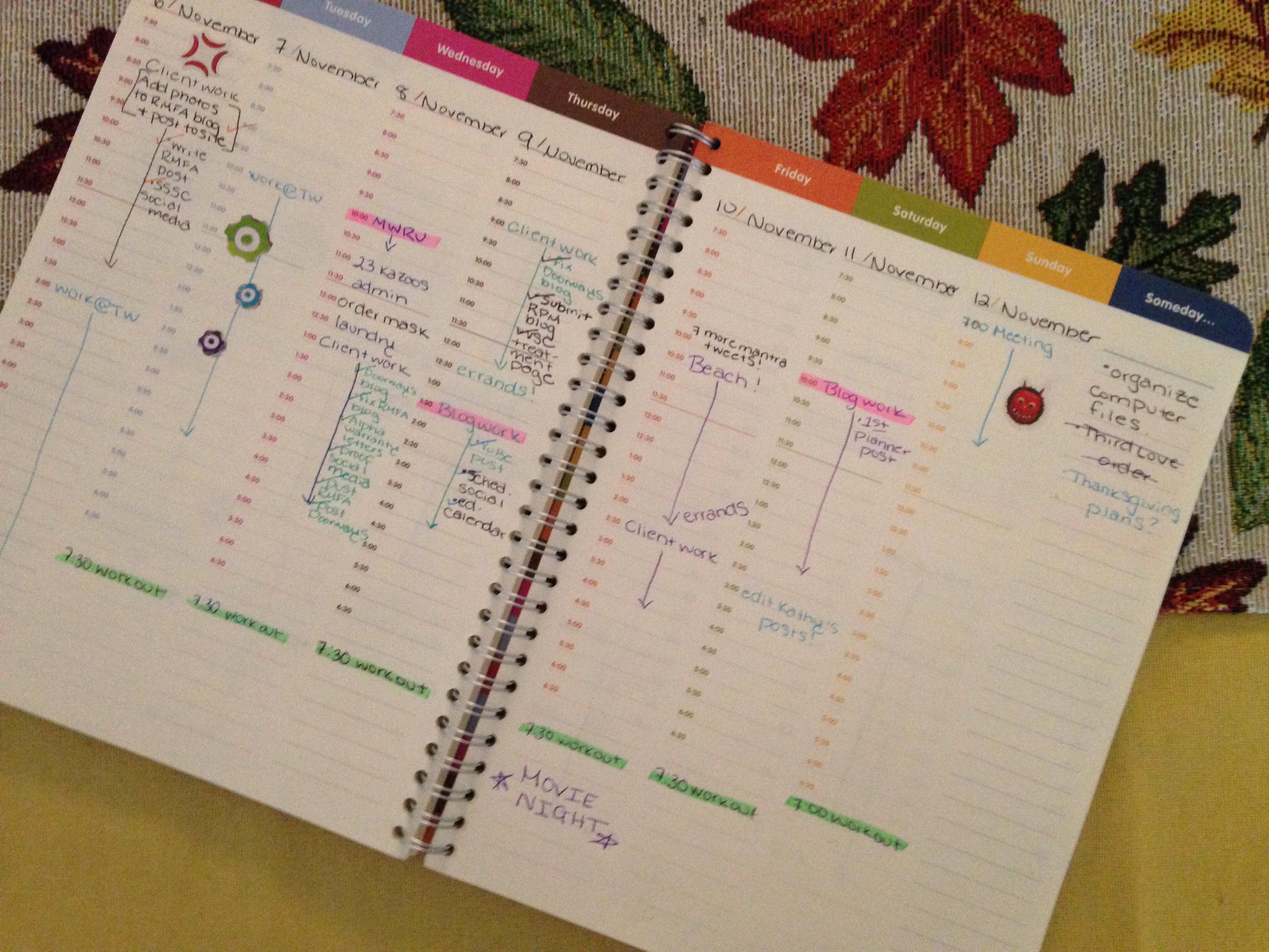 Excellent Planner Example Found: My Perfect Planner | Finding delight.