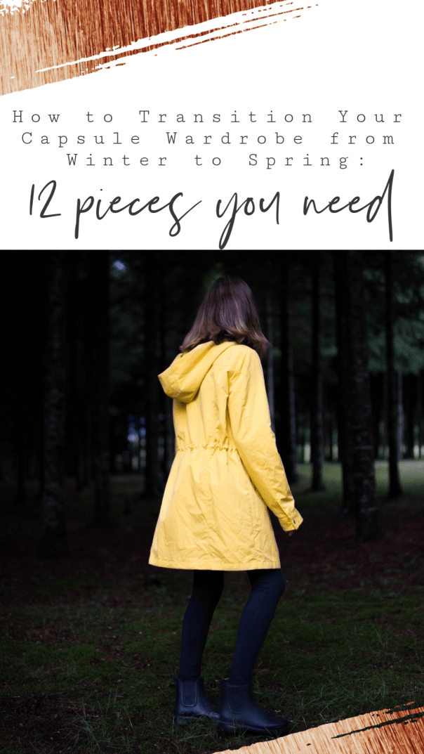 how to transition your capsule wardrobe from winter to spring